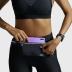 Fitter's Niche UltraSlim Fanny Waist Pack Men Women Running, Lightweight Water Resistant Sports Hiking Hip Bag, Reflective Elastic Belt, Fit 24 to 43 inch Waists, Holds 6.7 inch Phones, Infinite Black