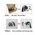 CreepyParty Animal Mask Cow Head Funny Masquerade For Adults Dressing Up Cow Masks (black)