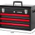 WORKPRO 408-Piece Mechanics Tool Set, General Household Home Repair Tool Kit with 3-Drawer Heavy Duty Metal Box, Hand Tool Kit Set 1 Pack
