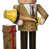 Kurt Adler 11" A Christmas Story Mr. Parker with Leg Lamp Nutcracker