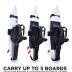 Surf Backpack - Hands Free Surfboard Bag, Holds Up to 3 Boards for Easy Travel…