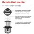 Instant Pot Duo 7-in-1 Electric Pressure Cooker, Slow Cooker, Rice Cooker, Steamer, Sauté, Yogurt Maker, Warmer & Sterilizer, Includes App With Over 800 Recipes, Stainless Steel, 8 Quart