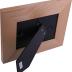 Personalized Add Your Custom Text Hanging/Tabletop Wall Natural Alder Wood Picture Photo Frame Customizable (4x6-inch Horizontal)
