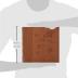 Golden State Art Photo Album holds 4x6 200 Horizontal Pictures with Memo Space, Leather Vintage Cover for Wedding Family Christmas(Brown)