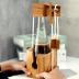 BSIRI Wine Bottle Puzzle - Challenging 3D Wooden Wine Bottle Holder and Wine Lock Puzzle Games for Adults. Functional Wine Storage, Ideal Wine Lover Gifts, Fun Gifts, Game Night and Rustic Room Decor