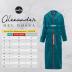 Alexander Del Rossa Women's Robes, Long Plush Bathrobe, Womens Robe with Hood, Hooded Robes for Women Plus Size Robe Turquoise XL (A0116ODPXL)