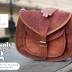Firu-Handmade Women Vintage Style Genuine Leather Crossbody Shoulder Bag Satchel ladies Purse Saddle Bag Crossover Bags for Women Travel