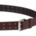 Dickies Men's Leather Double Prong Belt, Brown, 36