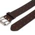 Dickies Men's Leather Double Prong Belt, Brown, 36
