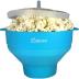 The Original Salbree Microwave Popcorn Popper Machine, Silicone Popcorn Maker, Collapsible Microwavable Bowl - Hot Air Popper - No Oil Required - The Most Colors Available (Turquoise)