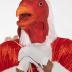 Lubber Latex Rooster Animal Head Mask For Halloweem Costume Cosplay