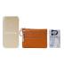 Women's Genuine Leather Coin Purse Mini Pouch Change Wallet with Keychain,brown