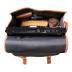 jaald Leather Messenger Bag — Vintage Laptop Case Crossbody Bag for Men & Women — Satchel Man Purse w/Adjustable Straps — Shoulder Computer Distressed for Business, College, Office & Work