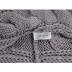 NEOSAN Womens Thick Ribbed Knit Winter Infinity Circle Loop Scarf Twist Grey