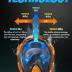 COZIA DESIGN Snorkeling Gear for Adults with Fins - Full Face Snorkel Mask and Swim Fins, 180° Panoramic View Snorkel Mask, Anti Fog and Anti Leak Adult Snorkel Set