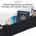 The Belt of Orion Survival Gear Travel Running Belt Waist Fanny Pack Hands Free Way to Carry Sanitizer, Face Mask, Phone, Passport, Keys, ID, Money & Everyday Essentials (Travel 9"x4")