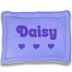 Custom Catch Personalized Dog Mat - Gift for Crate Cushion, Puppy Sleeping Blanket, Kennel Bed Pad - Small - S - Gray, Purple, Blue, Maroon, Beige