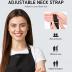 Syntus 2 Pack Adjustable Bib Apron Waterdrop Resistant with 2 Pockets Cooking Kitchen Aprons for Women Men Chef, Black