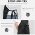 Syntus 2 Pack Adjustable Bib Apron Waterdrop Resistant with 2 Pockets Cooking Kitchen Aprons for Women Men Chef, Black