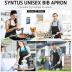 Syntus 2 Pack Adjustable Bib Apron Waterdrop Resistant with 2 Pockets Cooking Kitchen Aprons for Women Men Chef, Black