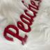 GiftsForYouNow Red Velvet Quilted Personalized Christmas Stocking with Bells, 21", Embroidered Stocking with Name, Custom Christmas Stocking, Red Stocking