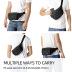 FREETOO Waist Pack Bag Fanny Pack for Men&Women Hip Bum Bag with Adjustable Strap for Outdoors Workout Traveling Casual Running Hiking Cycling
