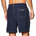 Nautica Men's Solid Quick Dry Classic Logo Swim-Trunk