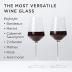 Viski Raye Bordeaux Wine Glasses & Decanter Set - Premium Crystal Clear Glass, Modern, Stemmed, Flat Bottom, Red Wine Gift - Set of 3 , 16 oz and 30 oz