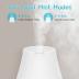 Homeweeks Diffusers, 100ml Colorful Essential Oil Diffuser with Adjustable Mist Mode,Auto Off Aroma Diffuser for Bedroom/Office/Trip (100 ML 1 Pack)