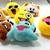 OHill 24 Pack Emoticon Plush Mini Pillows Party Favor for Birthday Party Home Decoration