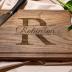 Personalized Cutting Board, Custom Wedding, Anniversary or Housewarming Gift Idea, Wood Engraved Charcuterie, for Friends and Family, Monogram Initial Design 004