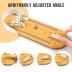 3 otters Mini Bowling Set, Wooden Tabletop Bowling Game Desk Toys Desktop Bowling Home Bowling Alleys, Desk Gifts for Coworkers, Fun Gag Gifts