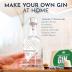 DIY Gift Kits Real Gin Making Kit | 6 Botanicals & Spices, Stainless Steel Flask, Funnel & More | Handcrafted Artisanal Gin | Mixology Set For Bartender & Adults | Gift for Men & Women