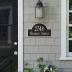Whitehall™ Personalized Cast Metal Address Plaque with Arch Top. Made in the USA. BEWARE OF IMPORT IMITATIONS. Display Your Address and Street Name. Custom House Number Sign. Wall Mounted Sign.