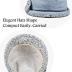 CACUSS Women's Foldable Floral Bucket Hat Rolled Brim with Bowknot