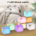 ASAKUKI 700ml Premium Essential Oil Diffuser, 5 in 1 Ultrasonic Aromatherapy Fragrant Oil Vaporizer Humidifier, Timer and Auto-Off Safety Switch, 7 LED Light Colors
