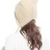 Bellady Winter Cute Cat Ears Knit Hat Ear Flap Crochet Beanie Hat,Beige