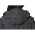 Tanming Women's Warm Double Breasted Wool Pea Coat Trench Coat Jacket with Hood (Grey-L)