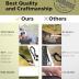 Camping Hammock, Portable Double Hammock with Net, 2 Person Hammock Tent with 2 * 10ft Straps, Best for Outdoor Hiking Survival Travel