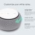 SNOOZ Smart White Noise Machine - Real Fan Inside for Non-Looping White Noise Sounds - App-Based Remote Control, Sleep Timer, and Night Light - Cloud