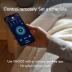 SNOOZ Smart White Noise Machine - Real Fan Inside for Non-Looping White Noise Sounds - App-Based Remote Control, Sleep Timer, and Night Light - Cloud