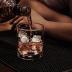 LUXU Whiskey Glasses-Premium 11 OZ Scotch Glasses Set of 6 /Old Fashioned Whiskey Glasses/Perfect Scotch Bourbon Whiskey Tumblers/Style Glassware for Bourbon/Rum glasses/Bar whiskey glasses,Clear