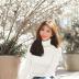 v28 Women Stretchable Turtleneck Knit Long Sleeve Slim Fit Sweater (S,White)