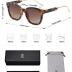 SOJOS Classic Square Polarized Sunglasses for Women Men Retro Trendy UV400 Sunnies SJ2050