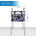 RMS Walker Bag with Soft Cooler - Water Resistant Tote with Temperature Controlled Thermal Compartment, Universal Fit for Walkers, Scooters or Rollator Walkers (Vivid Butterfly)