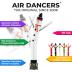 LookOurWay Air Dancers Inflatable Tube Man Set - 7 feet Tall Wacky Waving Inflatable Dancing Tube Guy with 9-Inch Diameter Blower - Christmas Holiday Promotion - Snowman