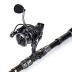 Sougayilang Fishing Rod Combos with Telescopic Fishing Pole Spinning Reels Fishing Carrier Bag for Travel Saltwater Freshwater Fishing-1.8M/5.91FT