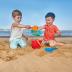 Hape Beach Basics Sand Toy Set, 18+ Months Including Bucket Sifter, Rake, and Shovel Toys, Multicolor , Bold, Small