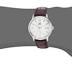 Orient 'Bambino Open Heart' Japanese Automatic Stainless Steel and Leather Dress Watch