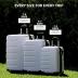 SwissGear 7366 Hardside Expandable Luggage with Spinner Wheels, White, Carry-On 19-Inch